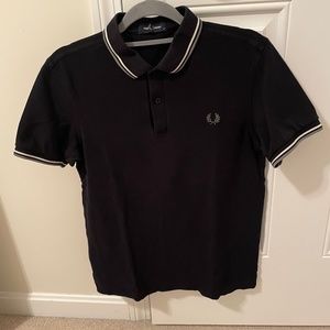Black Fred Perry Polo Men Size: Medium M